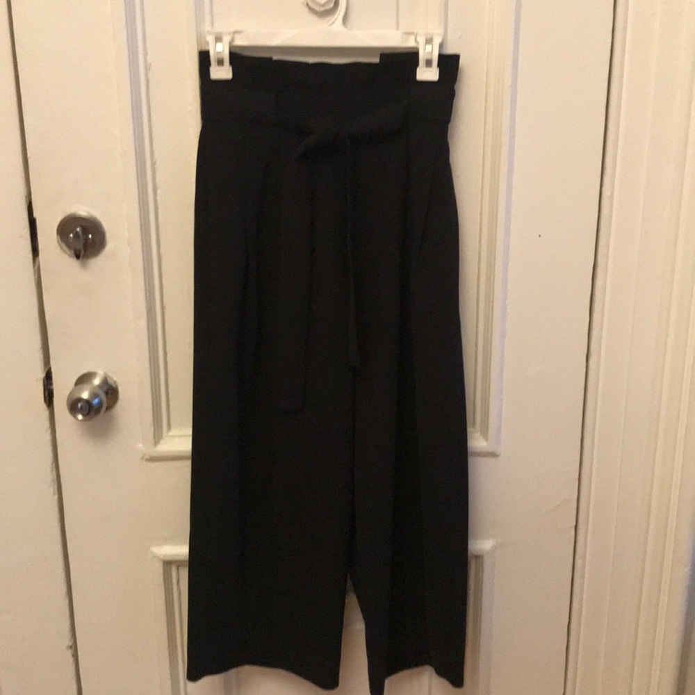 COS cropped paper bag pants